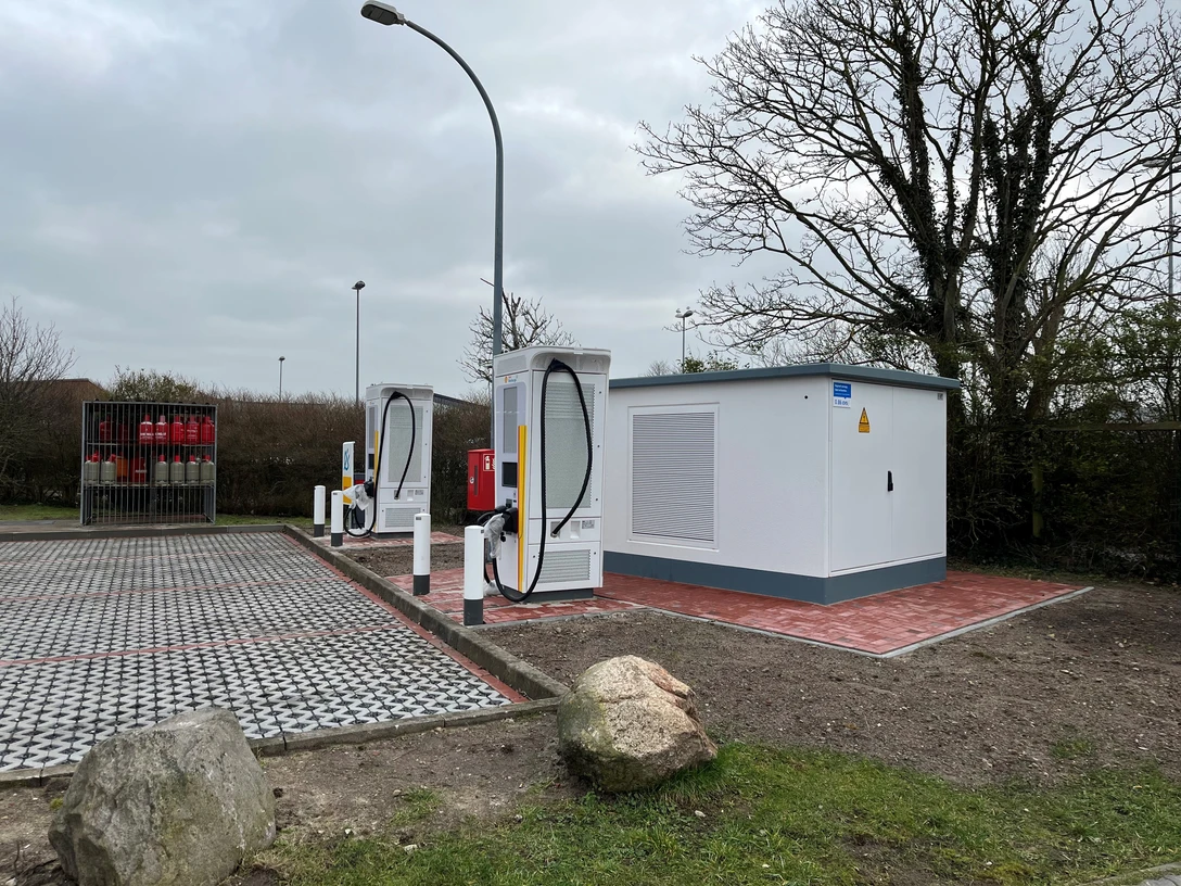eTankstelle Shell Recharge auf Sylt