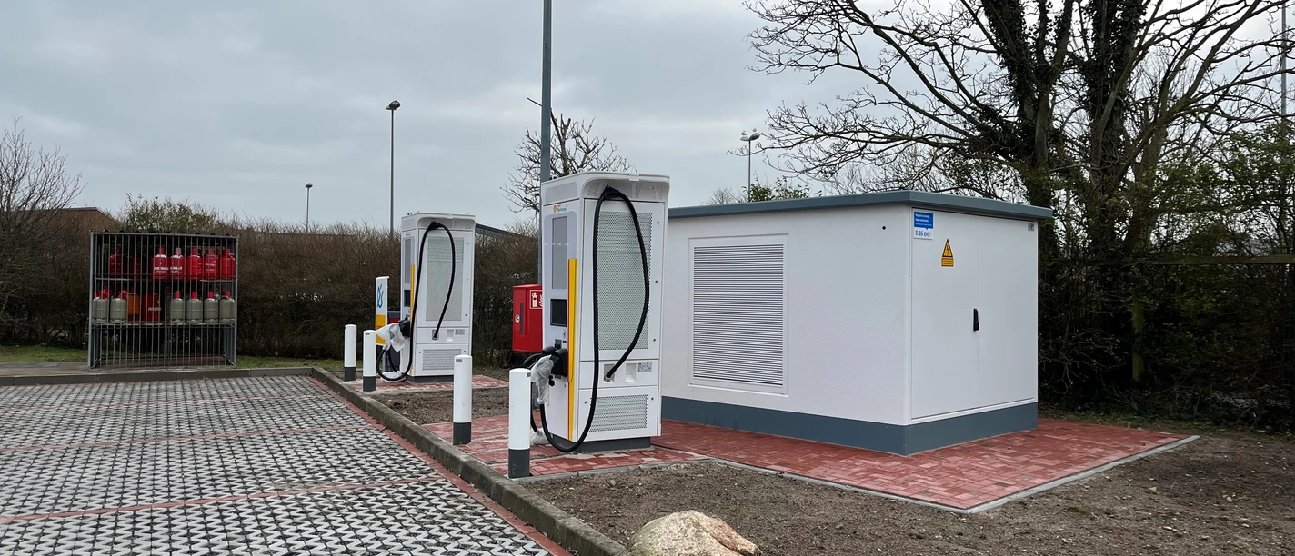 eTankstelle Shell Recharge auf Sylt