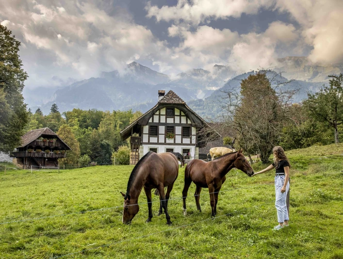 Ballenberg_Nidwald_Brienz Tiere, Handwerk und Häuser, Ballenberg im Herbst 2020