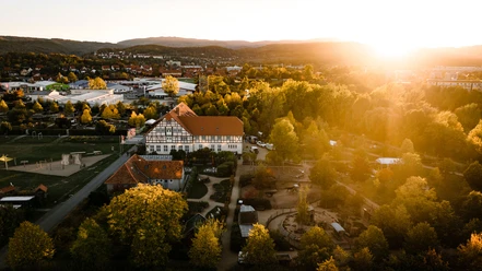Drohnenaufnahme Bürgerpark Wernigerode Drohnenaufnahme Bürgerpark Wernigerode