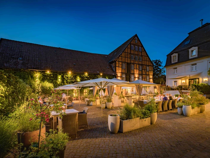 Romantik Hotel am Brühl in Quedlinburg - Terrasse Romantik Hotel am Brühl in Quedlinburg - Terrasse