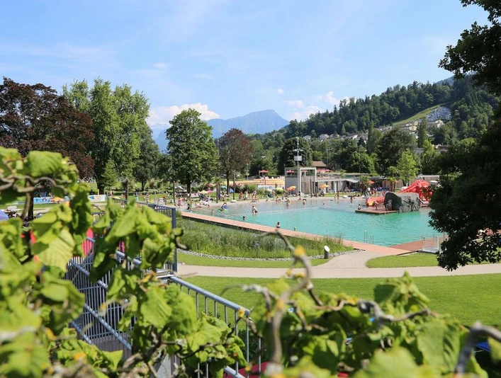 View of the surroundings at the Parkbad in Kriens