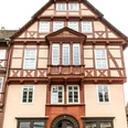 Hoexter-Forum Anja Niedringhaus-Stadt Hoexter-D. Ketz-2023-135.jpg Reich verzierte Fassade des Tilly-HausesRichly decorated façade of the Tilly House