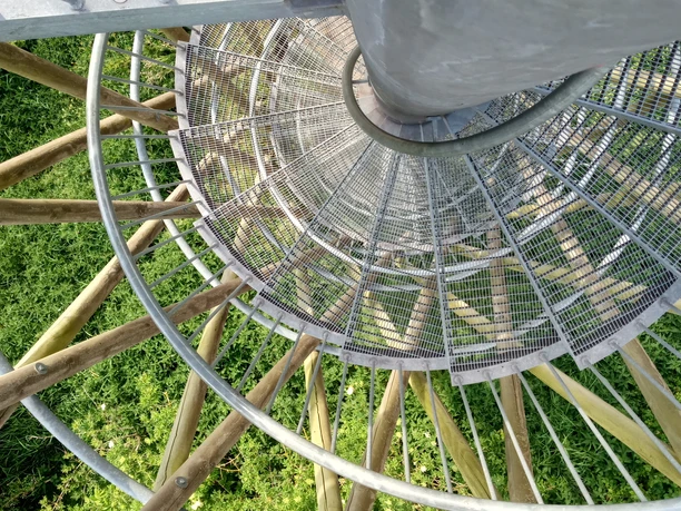 Blick in den Aussichtsturm