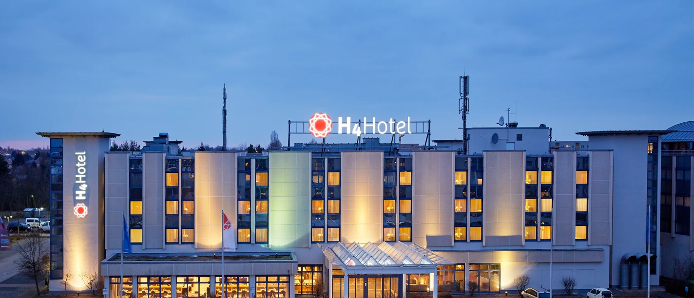 Tagungshotel H4 Hotel Leipzig | Leipzig Convention Bureau Außenansicht auf das Tagungshotel H4 Hotel Leipzig – präsentiert vom Leipzig Convention Bureau