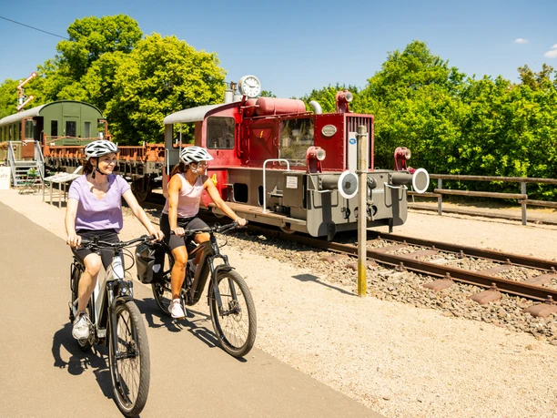 Eisenbahnmuseum in Pronsfeld am Eifel-Ardennen-Radweg