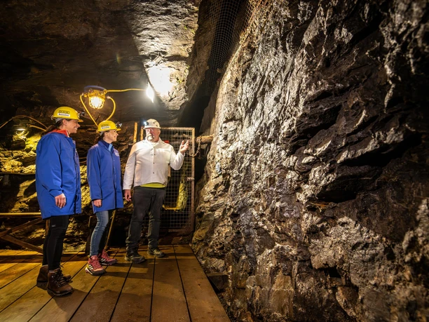 Führung im Besucherbergwerk Mühlerberger Stollen