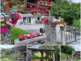 Haus im Sommer / Wohnung im Parterre