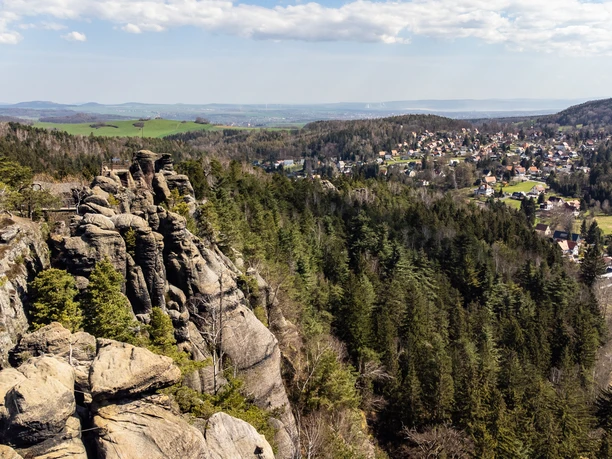 Nonnenfelsen Nonnenfelsen in Jonsdorf