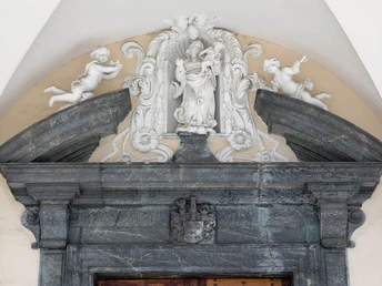 Brig/Gils: Wallfahrtskirche - Stuck