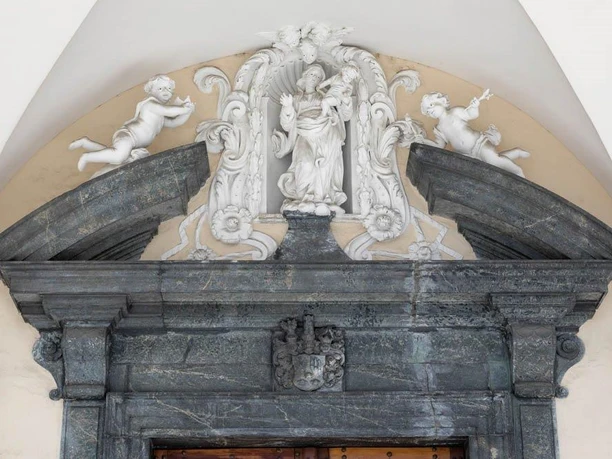 Brig/Gils: Wallfahrtskirche - Stuck