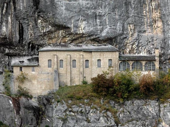 St. Maurice: Wallfahrtskapelle Notre Dame du Scex