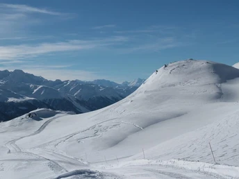 Blick vom Grimselpass ins Rhonetal