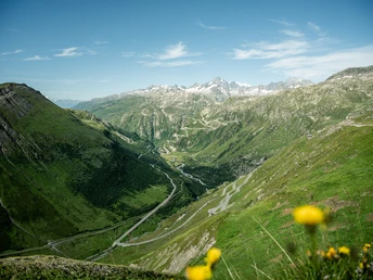 Bergpanorama vom Furkapass