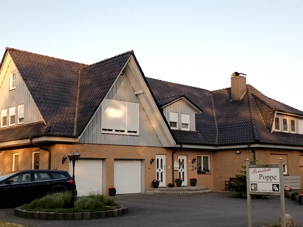 Buitenaanzicht van Pension Poppe in Hanstedt