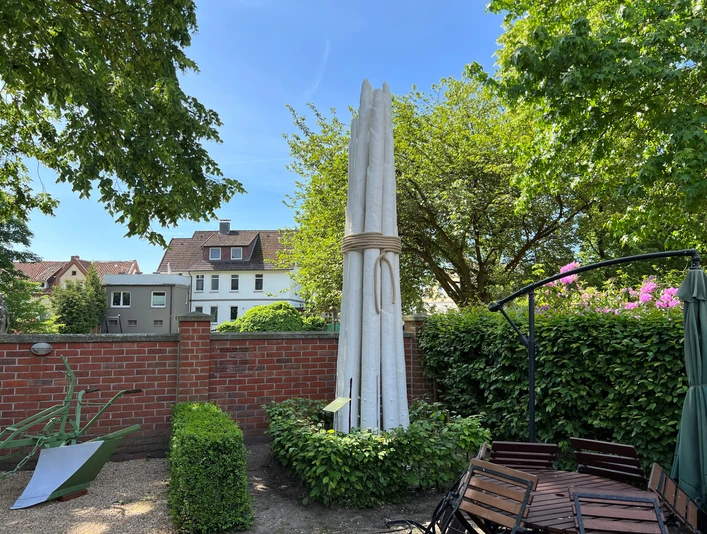 Spargelskulptur in Nienburg