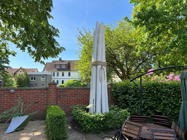 Spargelskulptur in Nienburg Spargelskulptur in Nienburg