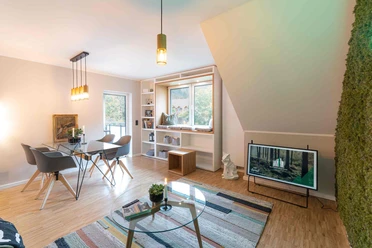 Waldbewohner Apartments in Ilsenburg - Wohnzimmer Waldbewohner Apartments in Ilsenburg - Wohnzimmer