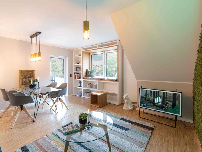 Waldbewohner Apartments in Ilsenburg - Wohnzimmer Waldbewohner Apartments in Ilsenburg - Wohnzimmer
