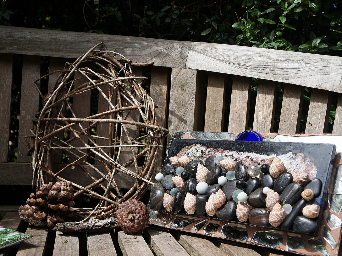 Im Garten von Frau Schwarz bei Kloster Malgarten