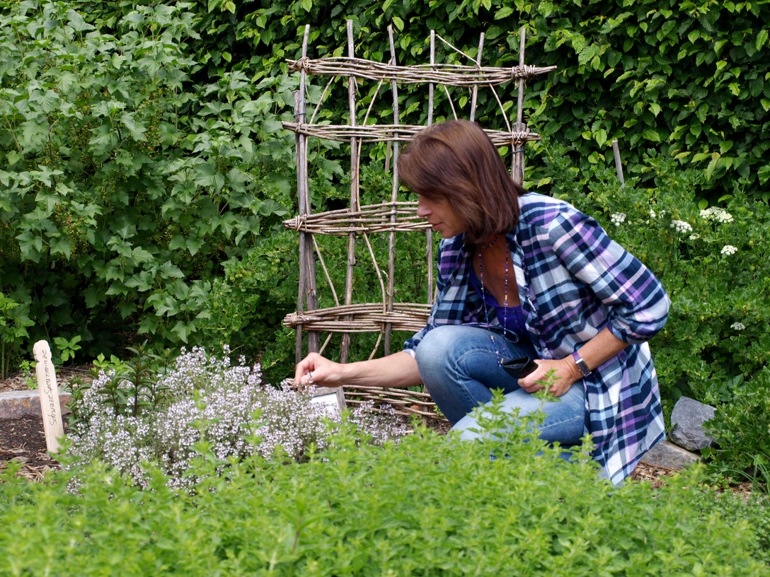 Bauerngarten an der Christuskirche in Belm