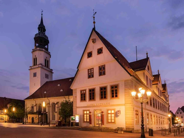 Old Town Hall in Celle in the evening Old Town Hall in Celle in the evening