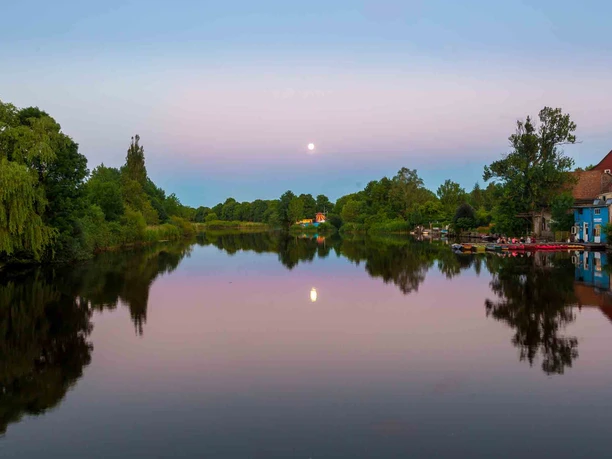 Die Aller bei Sonnenaufgang in Celle Die Aller bei Sonnenaufgang in Celle