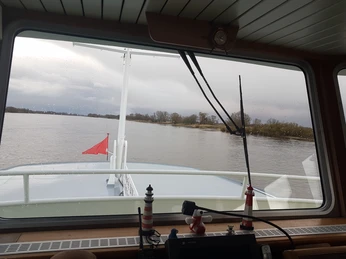 Blick von der Lüneburger Heide Ausblick Fahrgastschiff Lüneburger Heide