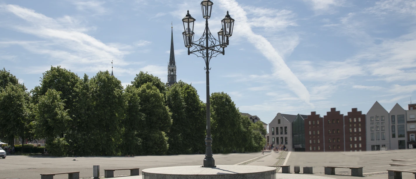 Marktplatz Kandelaber