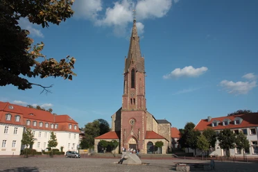 St. Marienkirche mit Marktplatz