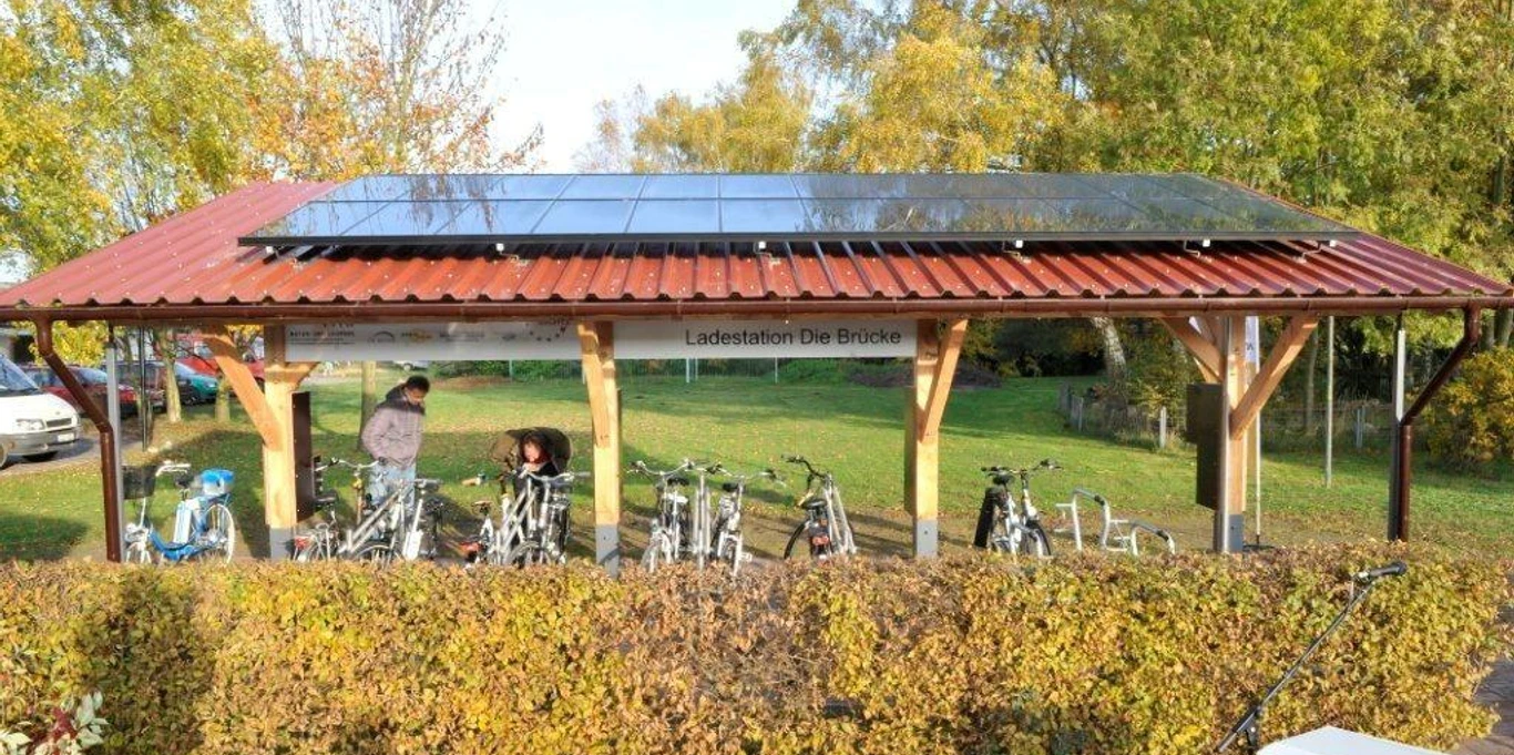 Ladestation an der Berufsbildungsstätte "Die Brücke" in Bramsche