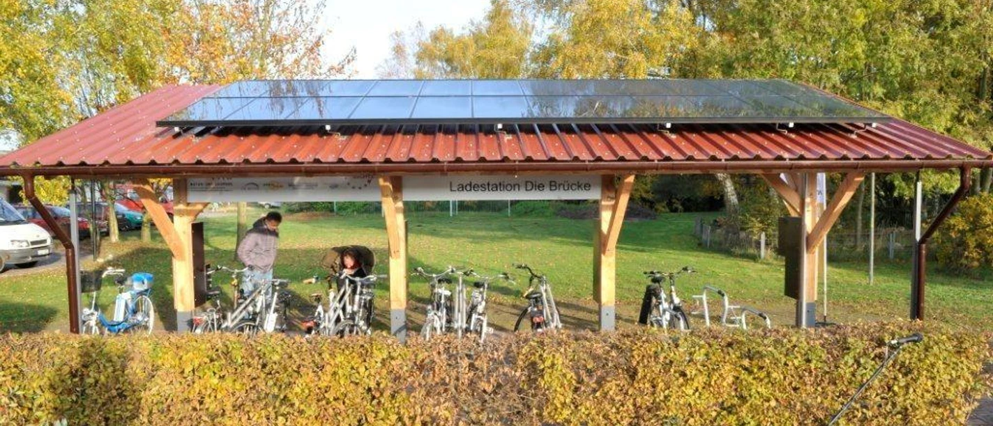 Ladestation an der Berufsbildungsstätte "Die Brücke" in Bramsche