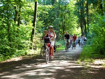 Radtour Radtour im Wald.