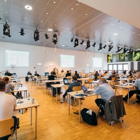Hall 1 meeting room at the event venue KUBUS | Leipzig Convention Bureau Hall 1 meeting room at the event venue KUBUS - presented by Leipzig Convention Bureau