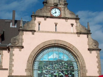 Bahnhofsgebäude- Nahansicht