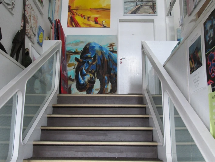 Atelieraufgang Galerie Kunstraum