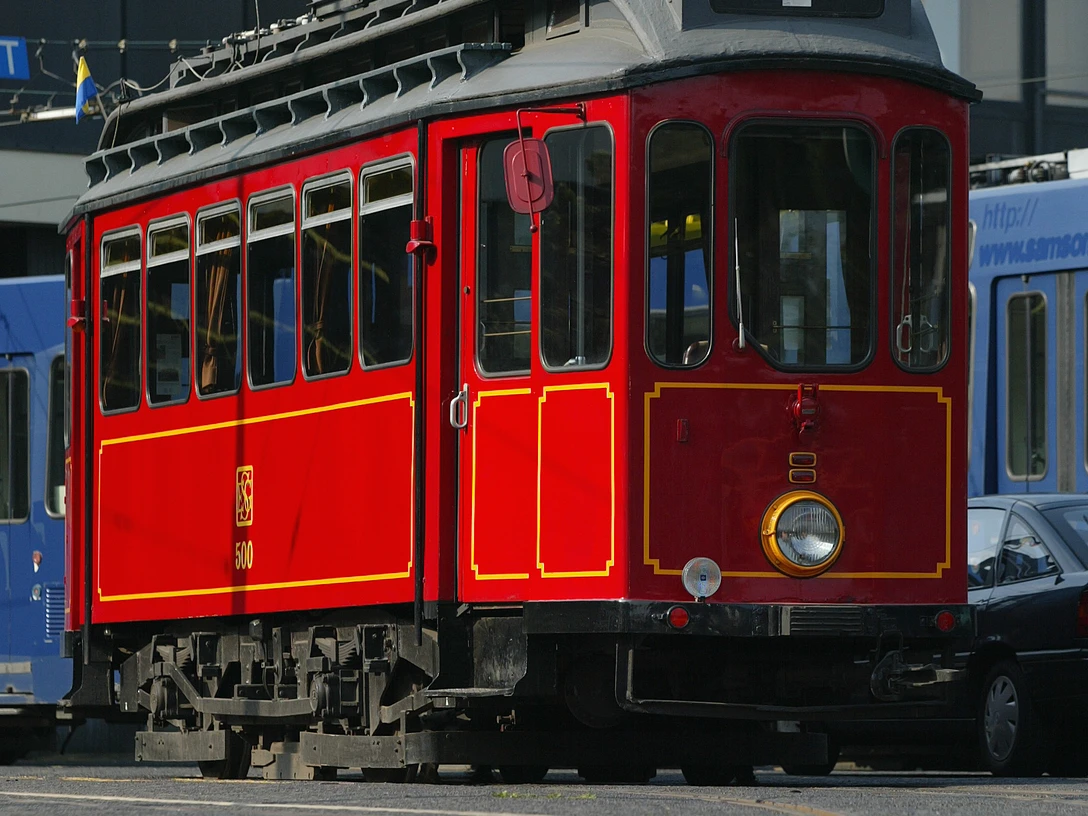 Historische Straßenbahn der Ruhrbahn