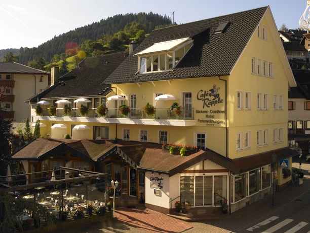 Hausansicht Hotel-Garni Café Räpple