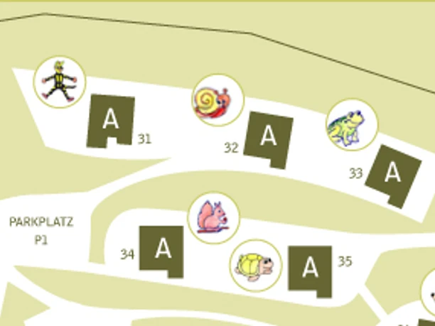 Übersichtsplan Ferienhäuser Feriendorf Kappelrodeck