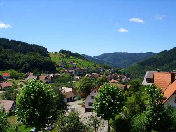 Ausblick vom Balkon