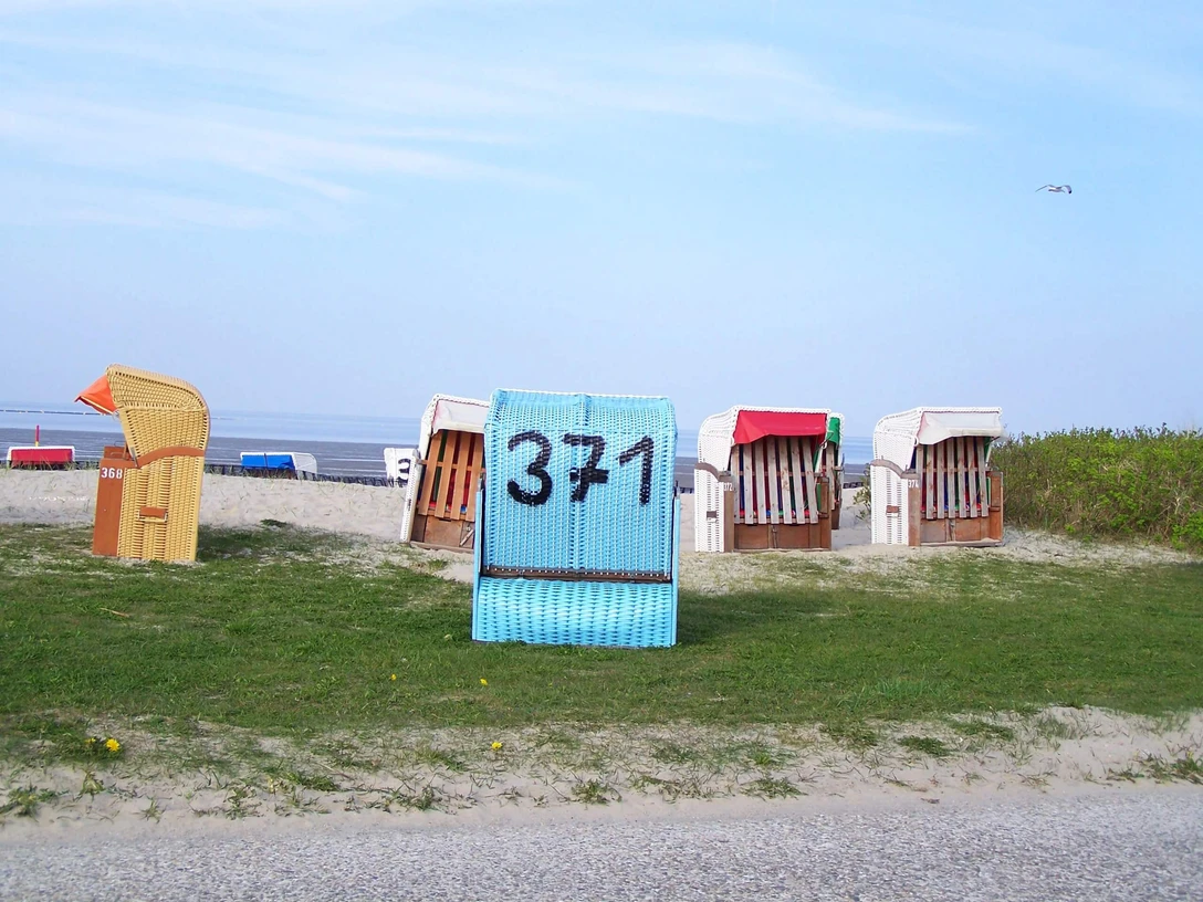 Am Strand von Hooksiel im Wangerland