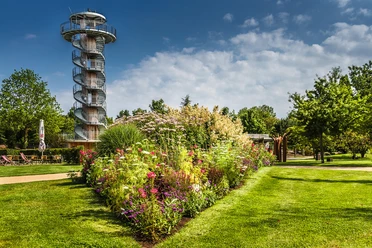 blumenband_turm Aussichtsturm