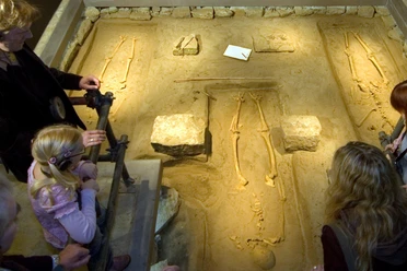 Widukind Museum Enger: Grabungsinszenierung