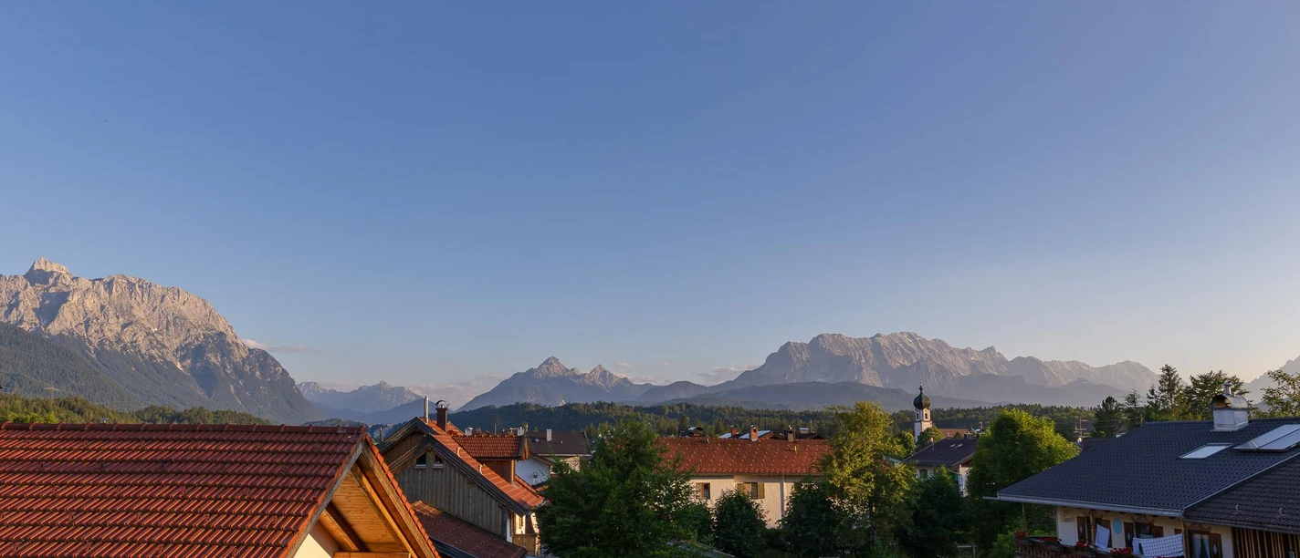 Ausblick Ferienwohnung Karwendelblick