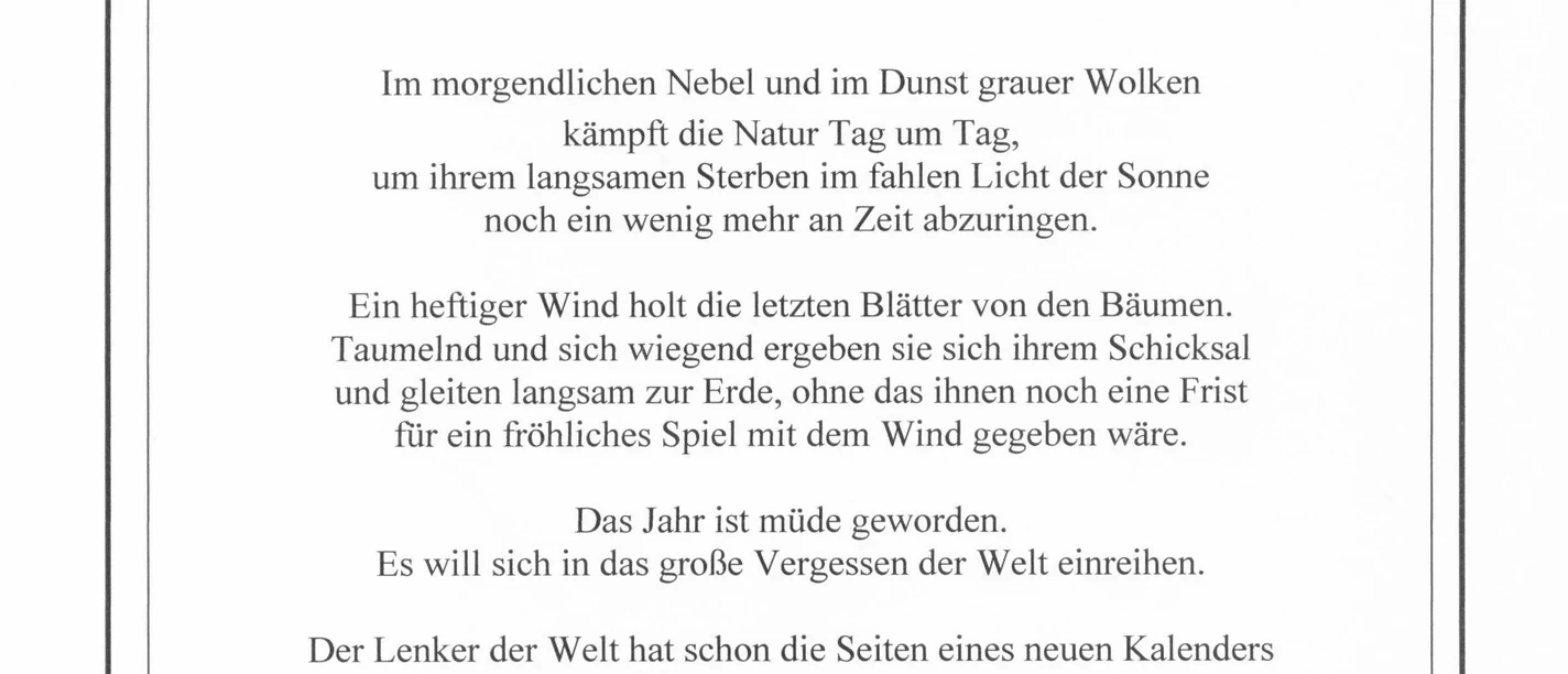 Lesestation 15 Literatur-Tafel mit Text vom Herbst, Teil eines literarischen Wanderwegs, verfasst von Ruth Welsch.