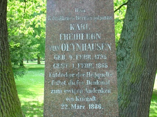Gedenkstein des Freiherrn von Oeynhausen