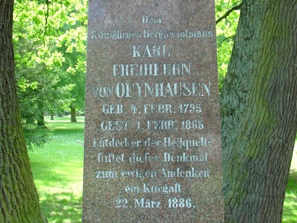 Gedenkstein des Freiherrn von Oeynhausen