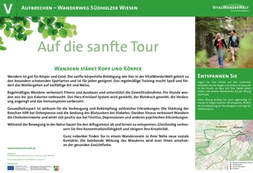 VitalWanderWelt Wanderweg Südholzer Wiesen - Auf die sanfte Tour Wanderweg Südholzer Wiesen: sanfte Tour durch grüne Landschaft, perfekt für Erholung und Naturgenuss.
