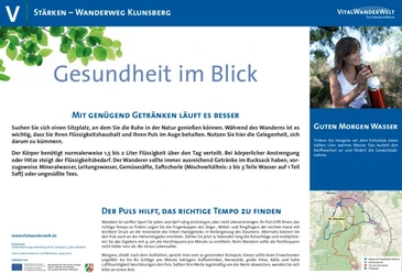 VitalWanderWelt Wanderweg Klunsberg - Gesundheit im Blick Wanderweg auf dem Klunsberg bietet Gesundheitsförderung durch Bewegung und Naturerlebnis.