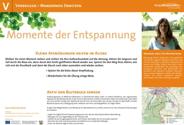 VitalWanderWelt Wanderweg Erwitzen - Momente der Entspannung Entdecken Sie den Wanderweg Erwitzen, der mit Übungen zur Entspannung und Blutzuckersenkung einlädt.